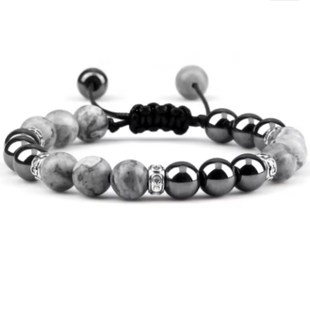 Magnetic Bracelet,Gemstone Beads,Hematite Bracelet,Magnetic and Stone Bracelet